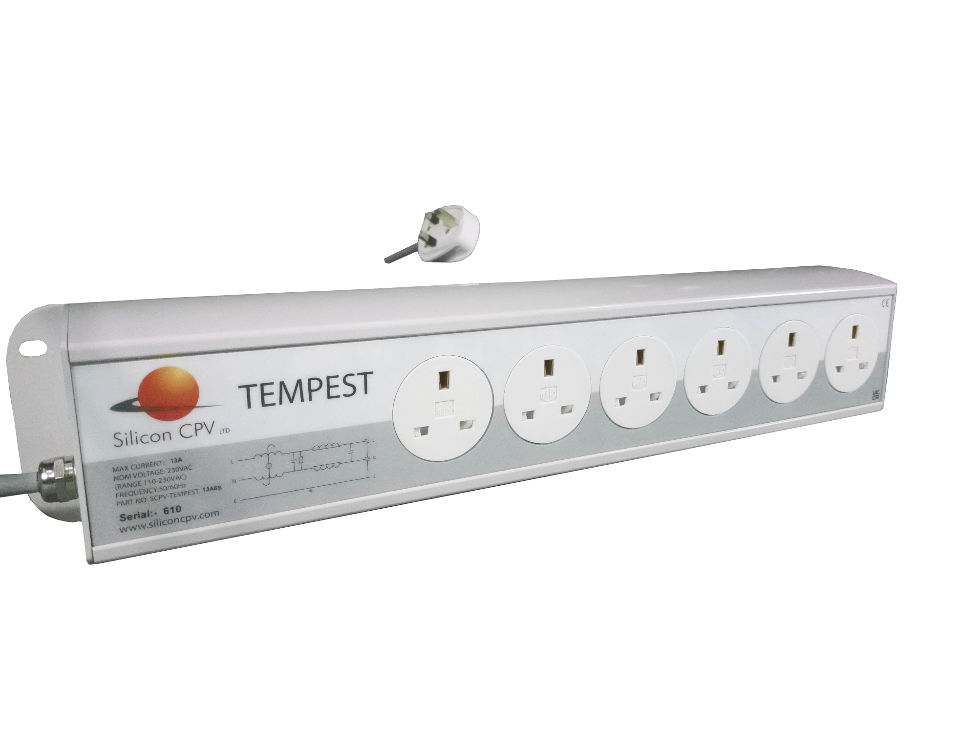 SCPV - TEMPEST Pluggable Filter -13A6S Silicon CPV - TEMPEST Pluggable Filter -13A6S