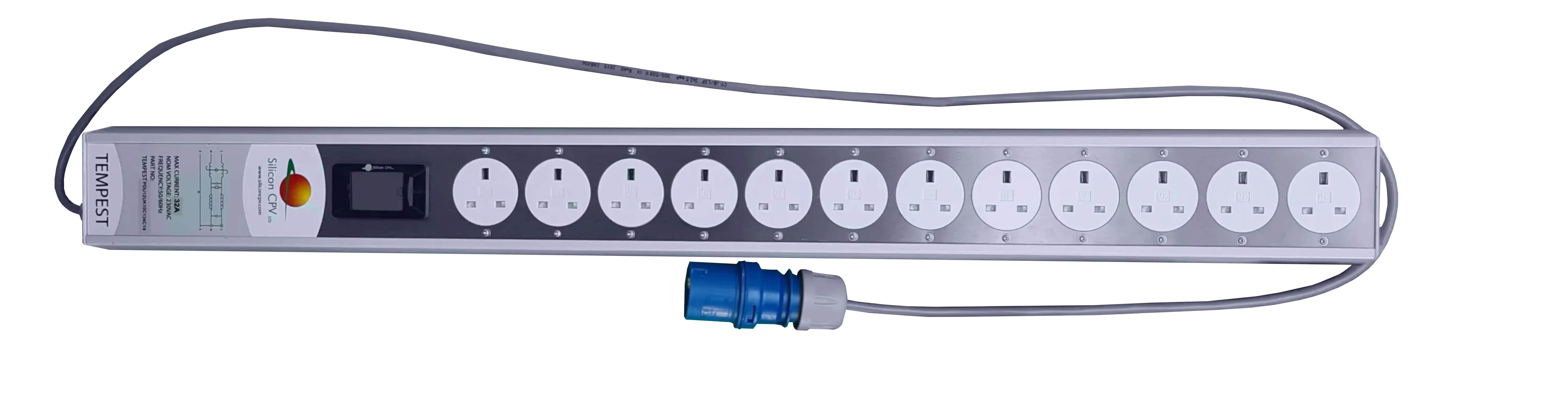 SCPV - TEMPEST Pluggable Filter -16A -PDU - 12UK Silicon CPV - TEMPEST Pluggable Filter -16A -PDU - 12UK