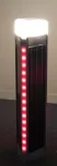 Bollard Solar LED Light Red